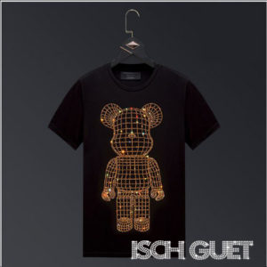 Rheinstone Teddybear Men's T-Shirt