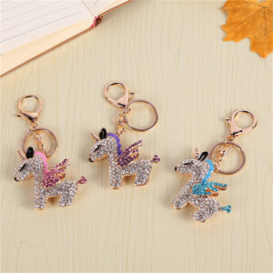 Glitzer Baby Unicorn Keychain