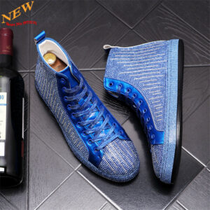 Glitzer Casual Men's High Top Sneakers