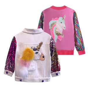 Glitzer Glam Kids Unicorn Jacket