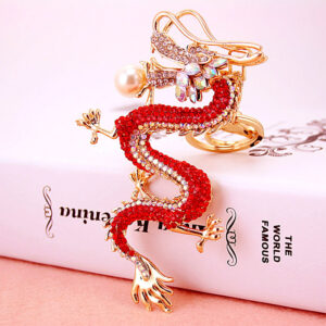 Glitzer Pretty Dragon Keychain