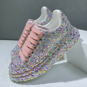 Glitter Fab Women's Rhinestone Sneakers