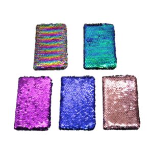 A6 Diary Notebook Mini Double Sided Sequin Notebook