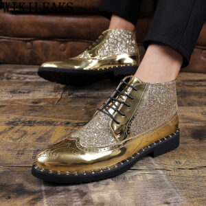 Glitter Chelsea Men's Boots