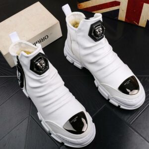 Shiny lion casual Men's shoes