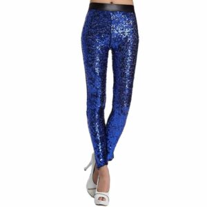 Glitter lady punk rock Sequins Women's leggings