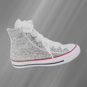 Glitter Glam High-top canvas Unisex Sneakers