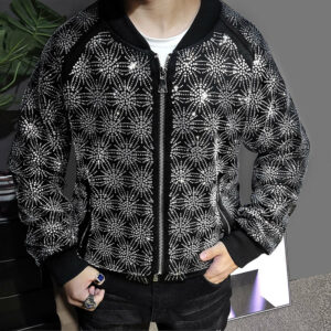 Glitter Retro Men's Luxury Jacket