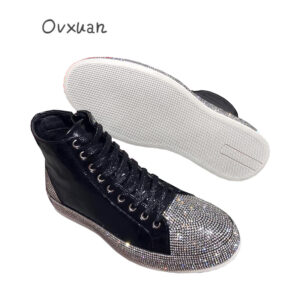 Glitter Fashion British Style High Top Shoes